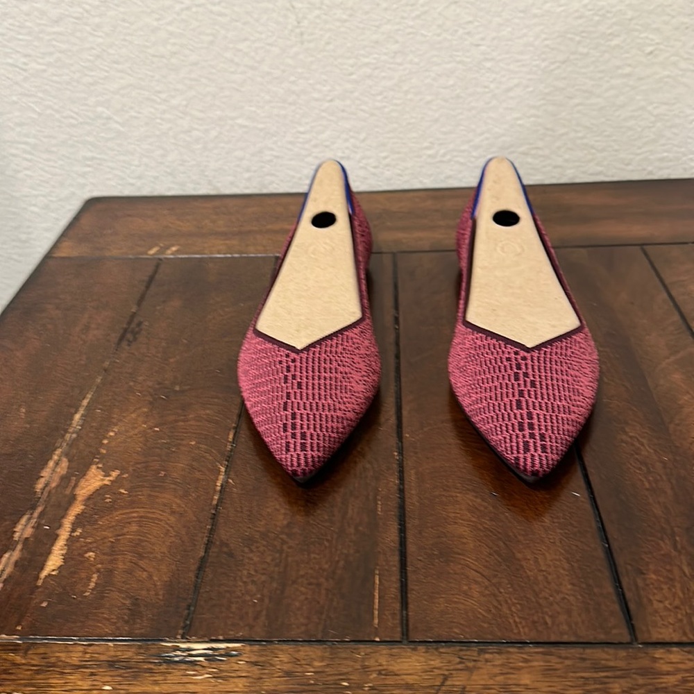 Rothy’s The Point -Retired print not sure the exact color name on her.